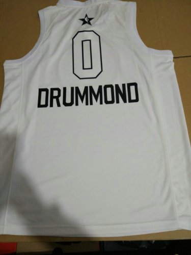 0 Drummond 2018 All Star Game jersey white